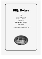 Blije Bolero. Solo piano (intermediate)